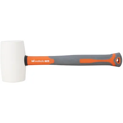 Ciocan Cauciuc Alb Coada Fibra Sticla PLUS 0.45 kg