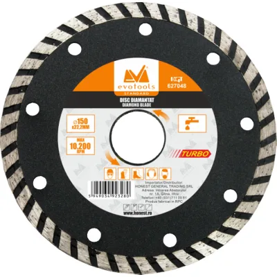 Disc Diamantat Turbo 230 mm, 1.8 mm grosime