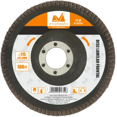 Disc Lamelar Frontal 115 mm; 80 granulatie
