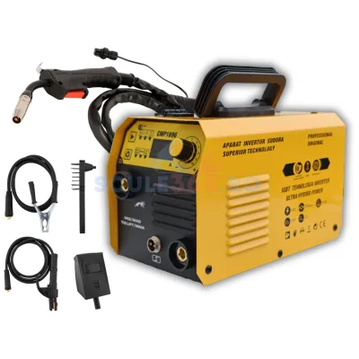 Aparat de sudura tip Invertor cu sarma 495A, MMA/MIG/MAG/TIG afisaj digital, ventilat, URAL MASH IGBT TEHNOLOGY ULTRA HYBRID POWER, CMP1696