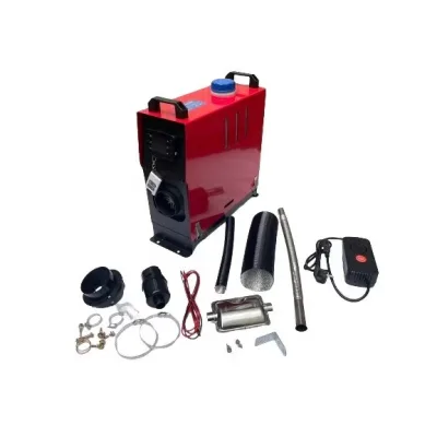 Aeroterma pe motorina 8kW, rezervor 5L, sirocou 220V/12V/24V, cu evacuare, telecomanda, afisaj digital, Campion CMP1455