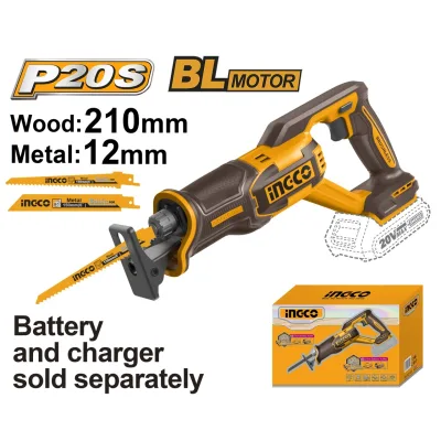 Fierastrau Sabie 20V CRSLI2108 – Motor Brushless, 0-2800 rpm, Taiere Lemn 210mm / Metal 12mm, Viteza Variabila, Fara Acumulator