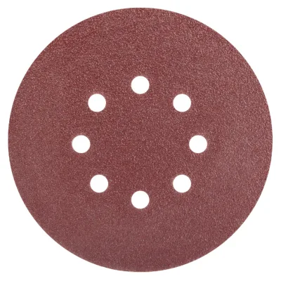 Set 5 discuri abrazive 210mm, prindere arici, granulatie 40, 8 gauri Ø10mm, Evotools 680619