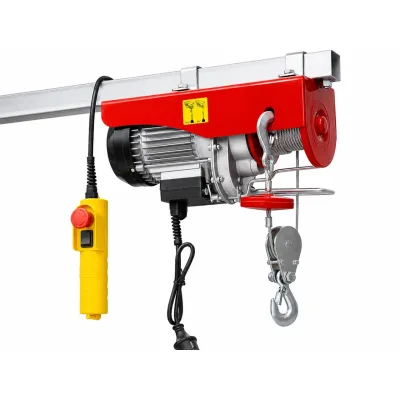 Electropalan (macara electrica) 500/1000 kg, 1500W, cablu 6 mm, ridicare 12/6 m, KRAFTNER KF-7528