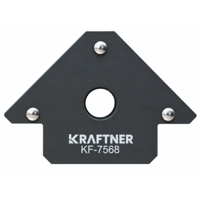 Suport magnetic pentru sudura 12 kg (25 lbs), unghiuri 45°, 90° si 135°, KRAFTNER KF-7568