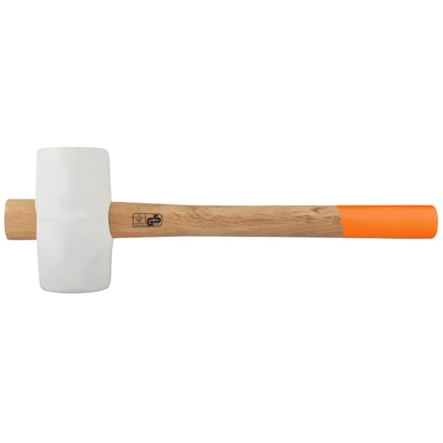 Ciocan Cauciuc Alb Coada Lemn 0.5 kg