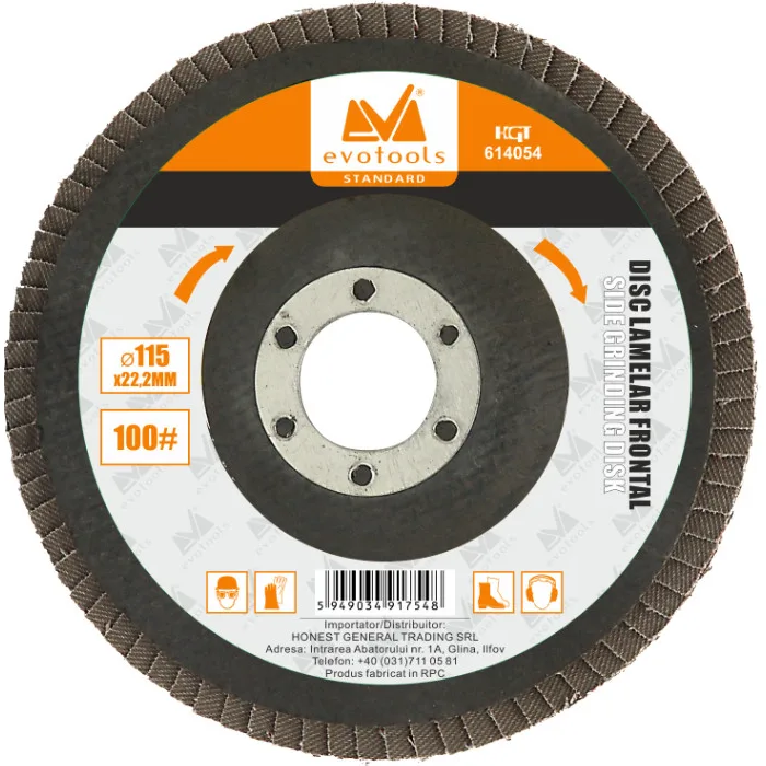 Disc Lamelar Frontal 125 mm; 40 granulatie