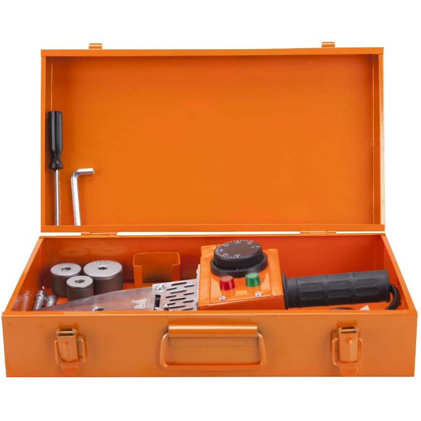 Trusa aparat sudura tevi PPR Epto A EVOTOOLS 681010, 800W, temperatura max 300°C, bacuri Ø20/25/32, valiza metalica