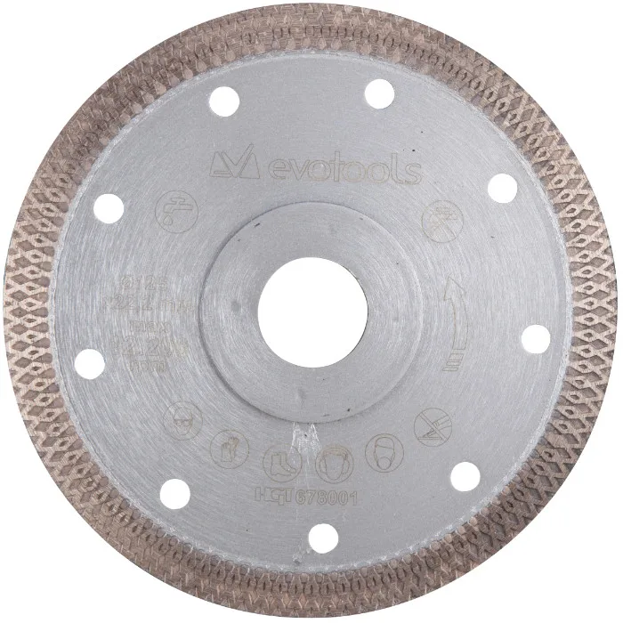 Disc Diamantat pentru Ceramica 115 x 1.5 mm, Evotools 678000