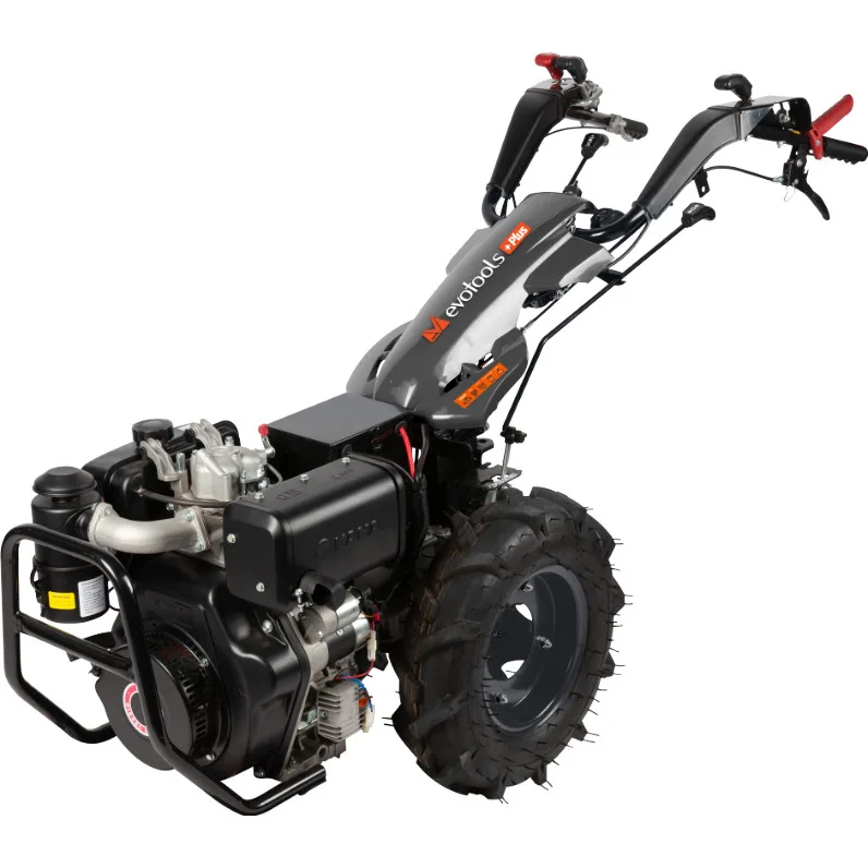 Motocultivator 10 CP Diesel Kama 418 cc Evotools PLUS MTD370 Pornire Electrica motocultor 682156