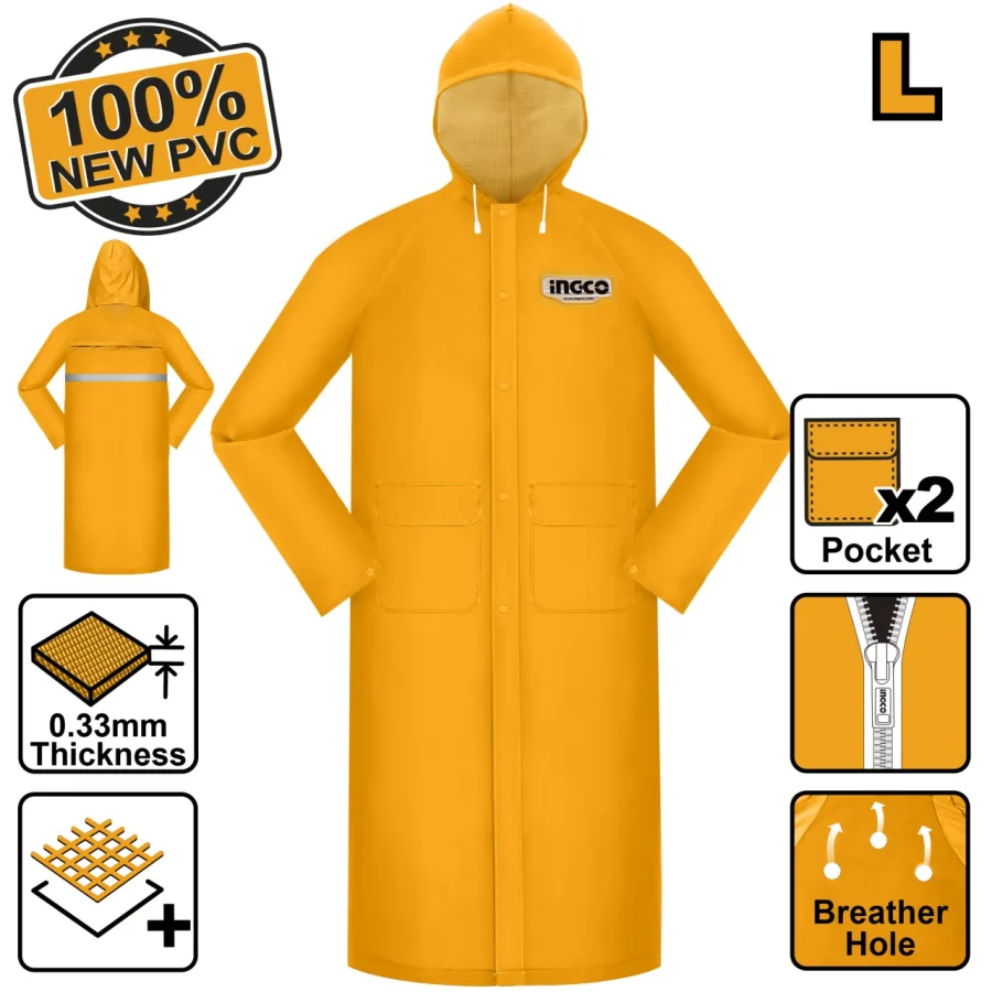 Pelerina Ploaie XL 120 cm lungime INGCO HRCTL031.XL