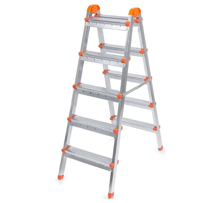 Scara dubla din otel 5+5 trepte, 110cm inaltime, 120kg, 6.5kg R5.5S