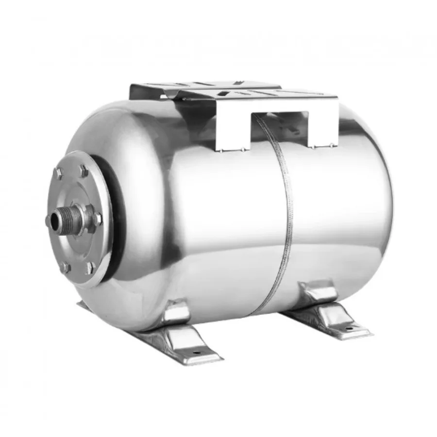 Vas expansiune rezervor hidrofor orizontal 24 litri, 6 bari, inox, membrana interschimbabila inclusa – MX891