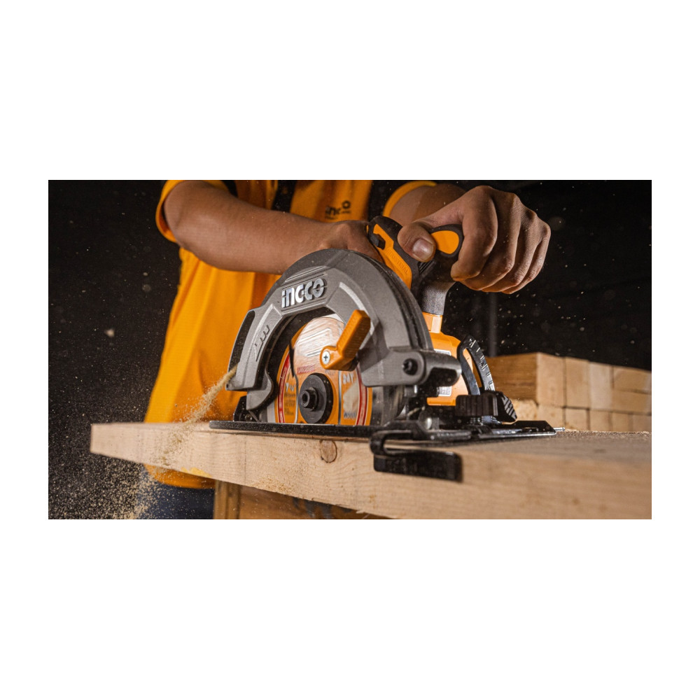 Fierastrau Circular 185mm, 4800rpm, brushless, 20V, fara acumulator Ingco CSLI1851 — imaginea 11