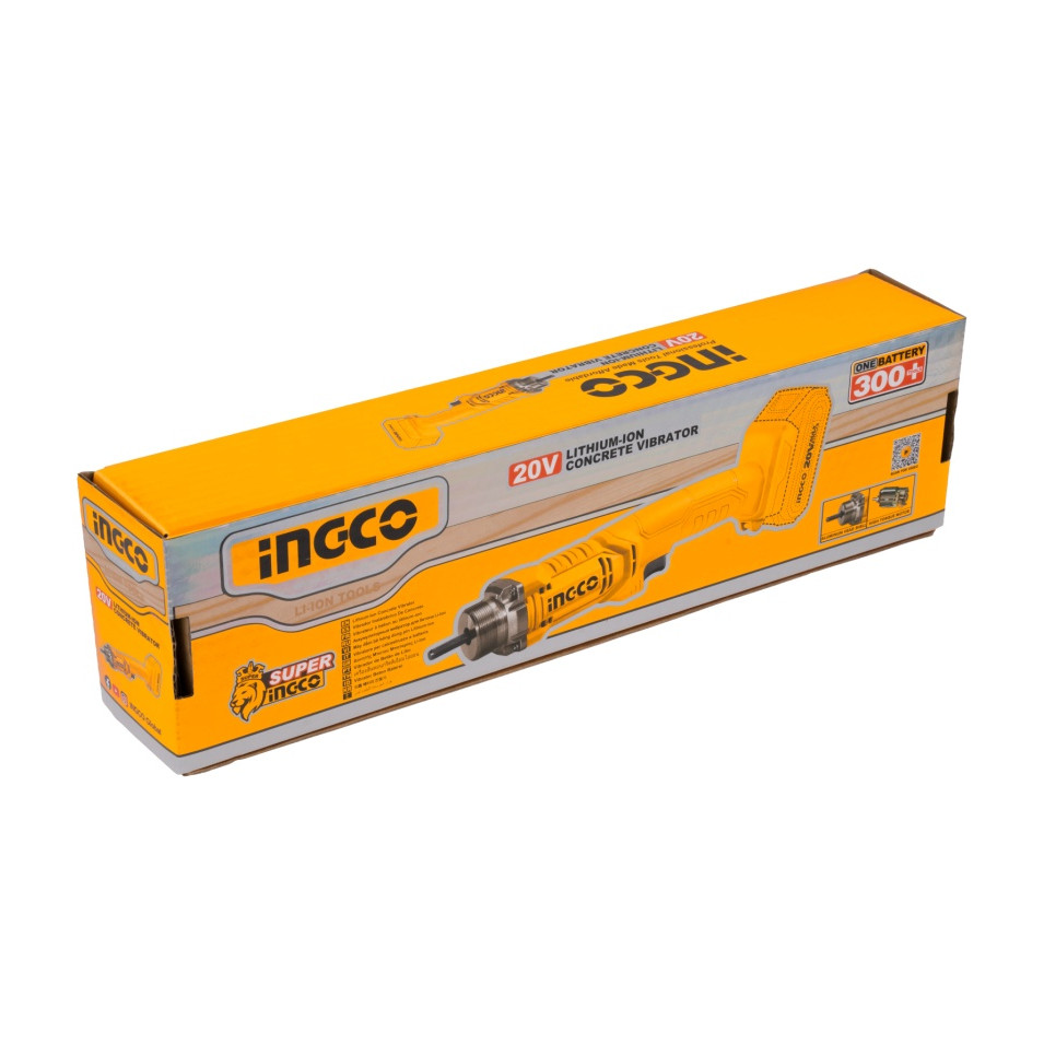 Vibrator Beton 20V 35x120mm, fara acumulator Ingco CCVLI202301 — imaginea 10