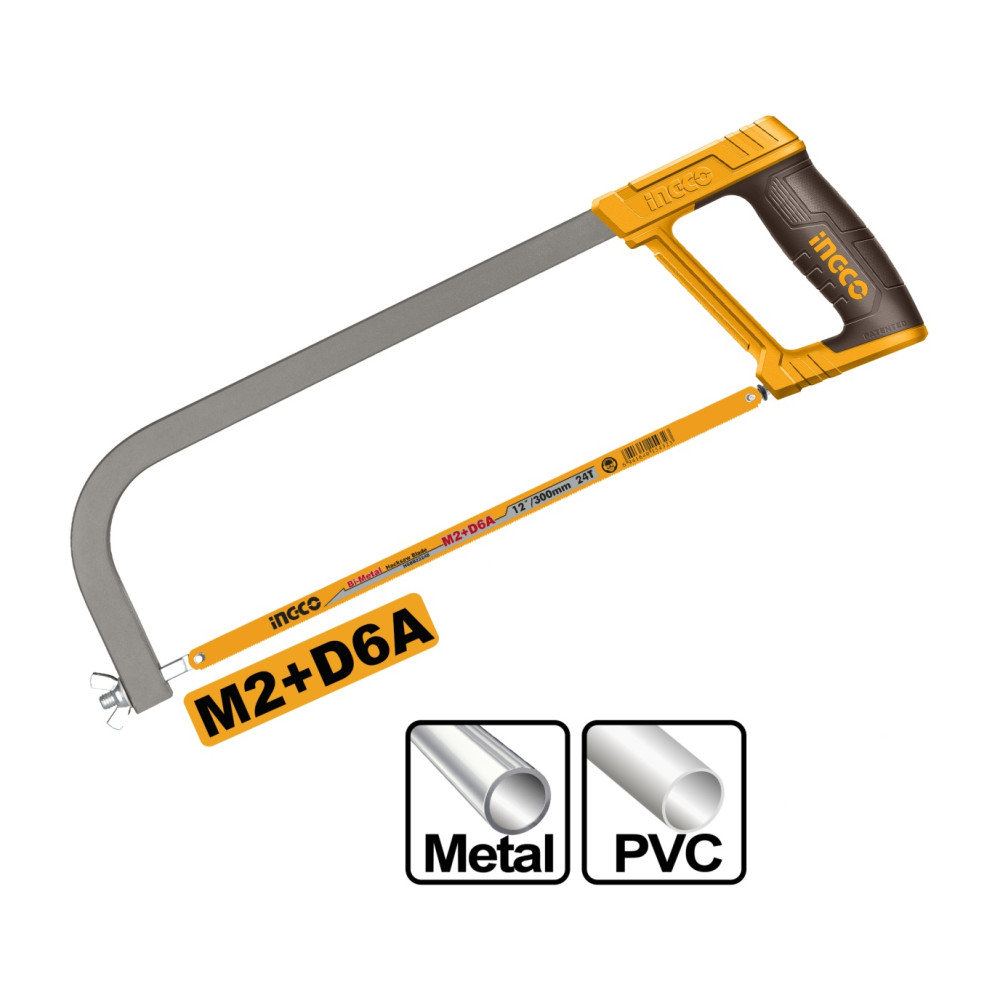 Fierastrau Metal 30cm (Bomfaier) Maner Cauciucat INGCO HHFS3068
