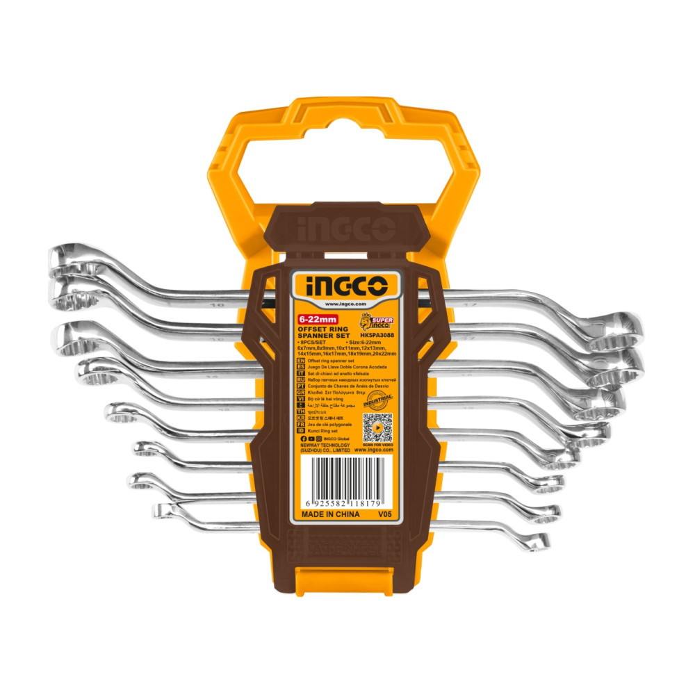 TRUSA CHEI INELARE COTITE 6-22MM 8PCS INGCO HKSPA3088