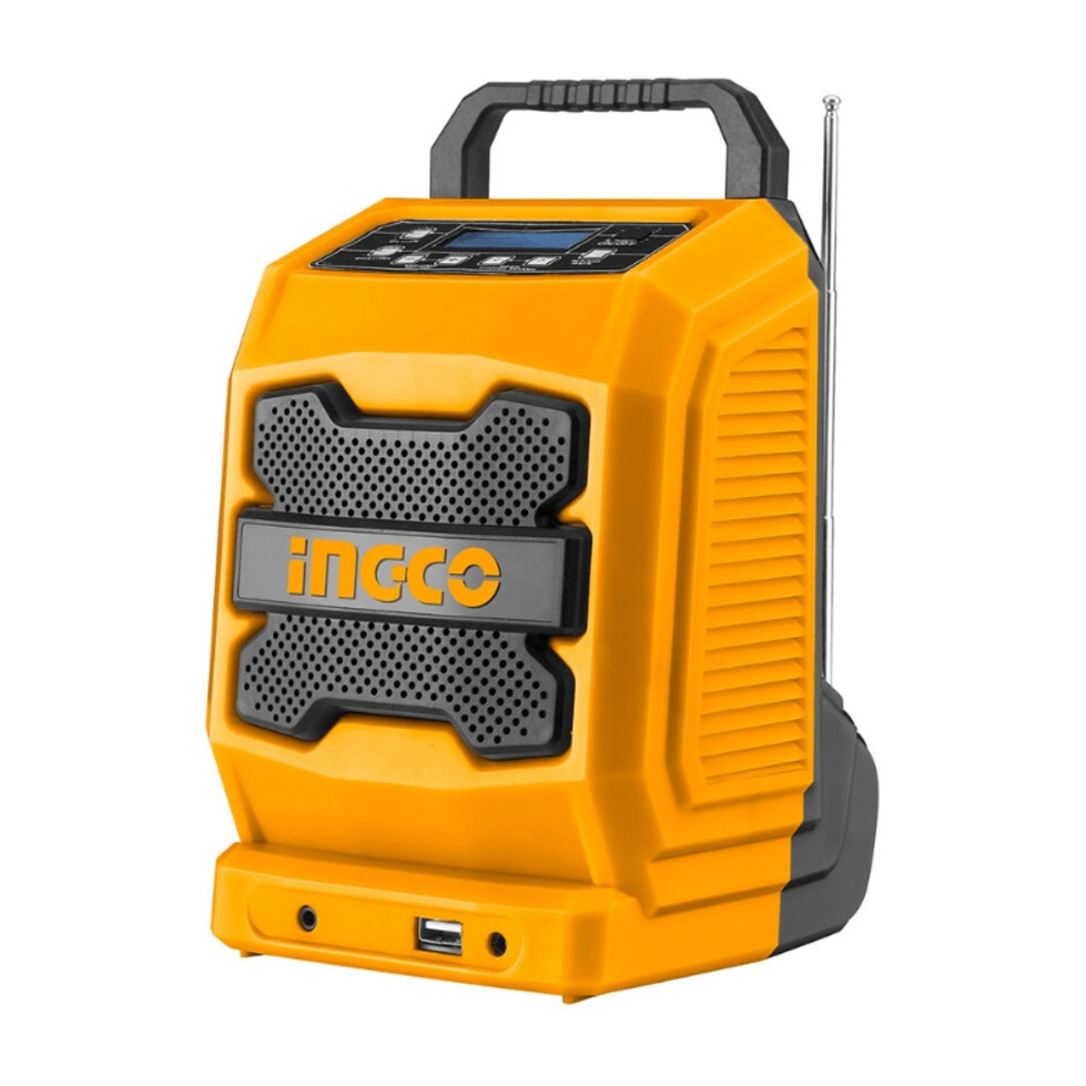 Boxa Portabila 20V aux/bluetooth 4.0 fara acumulator, Ingco CJRLI2001