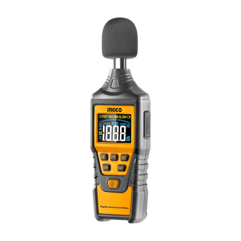 Decibelmetru Aparat Masura Sunet 30-130db, Ingco HETSL01