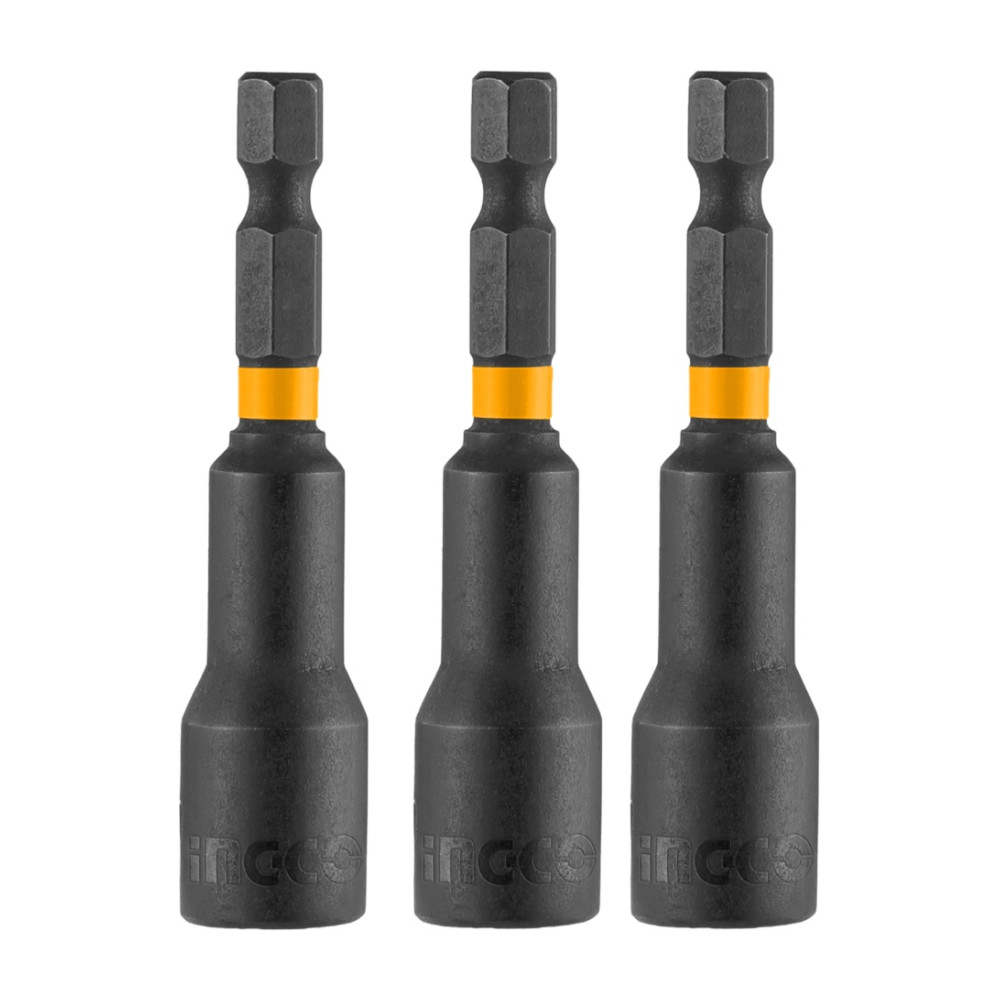 Cheie BIT tubulara Magnetica 1/4 8mm Set 3 de bucati. Ingco AMN0831