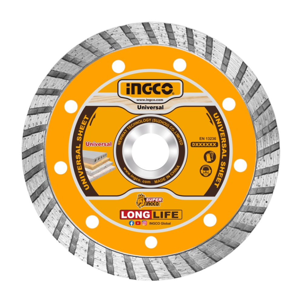 Disc Diamantat Turbo 115xmmX7,5mm INGCO DMD031152