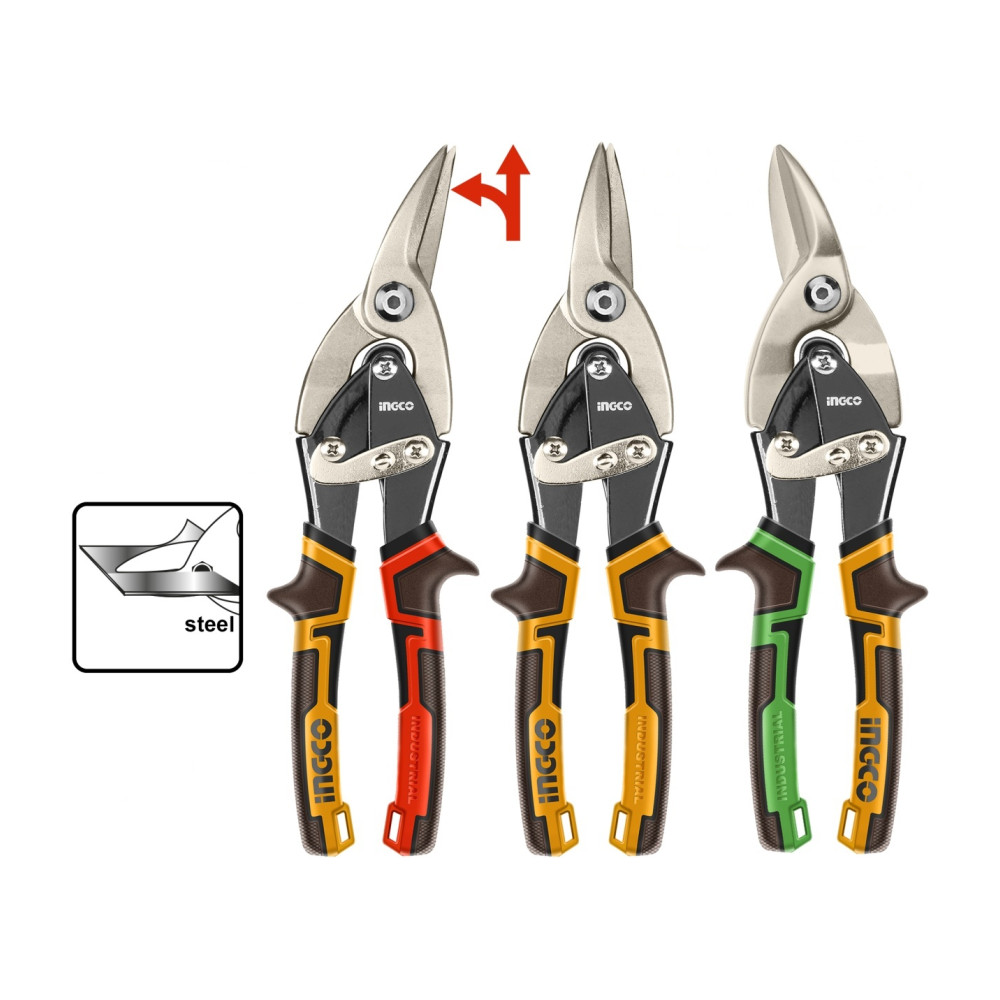 Set Foarfeci Tabla 3pcs INGCO HTSNK0110
