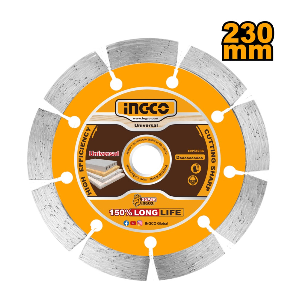 Disc Diamantat Segmentat 115x22.5mm Industrial