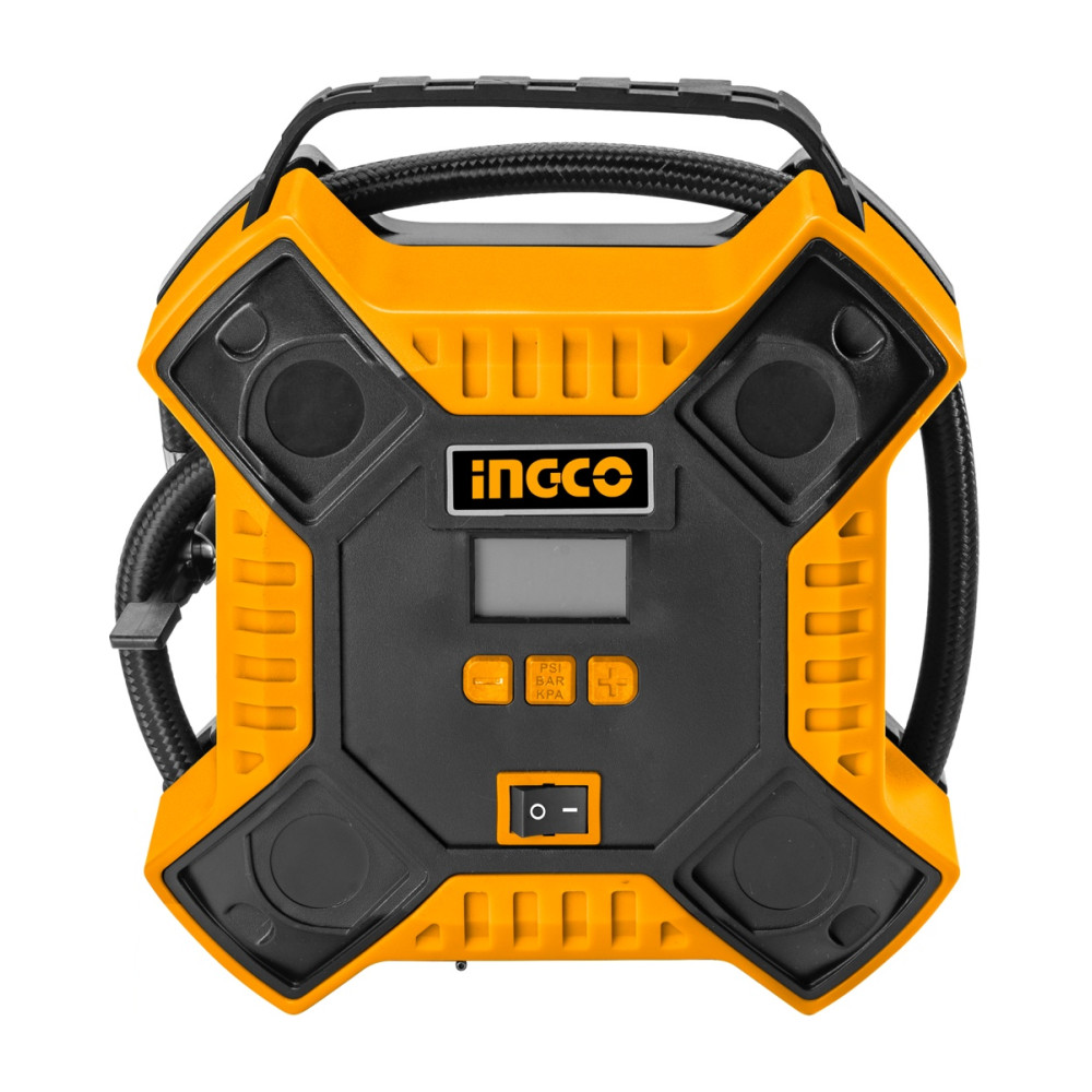 Compresor Auto 12V cu Afisaj Digital, 35 l/min, 3m cablu, 11 bar Ingco AAC1601