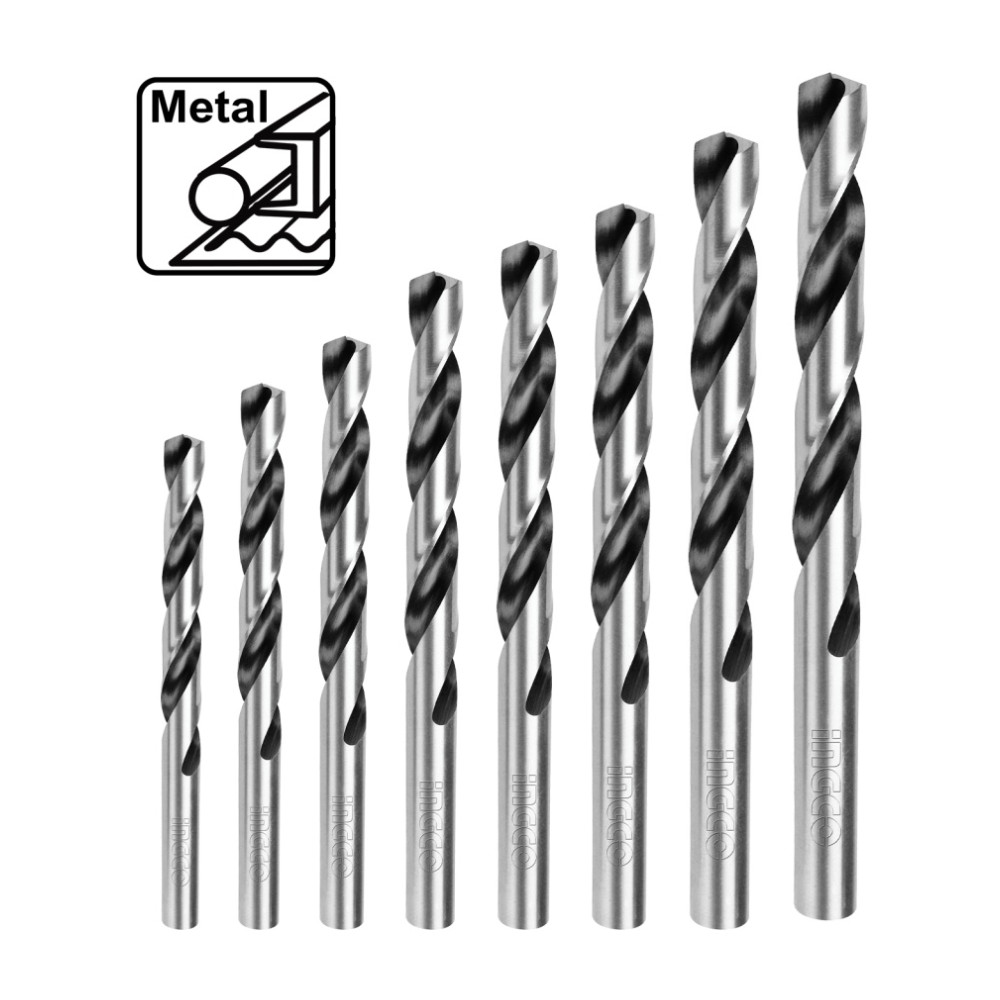 Set Burghie HSS Metal 8buc INGCO AKDB1088