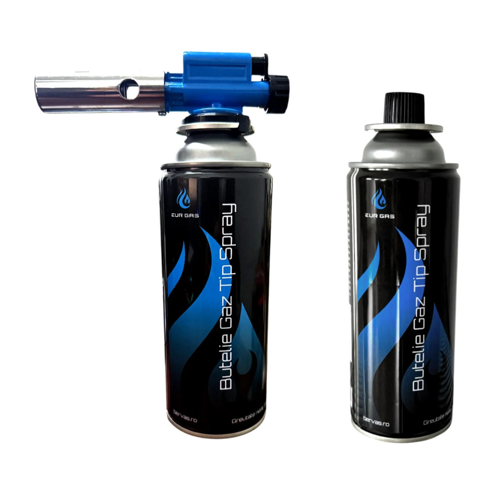 Butelie Gaz 227gr tip Spray EurGas INGCO B4035 - Imagine 2