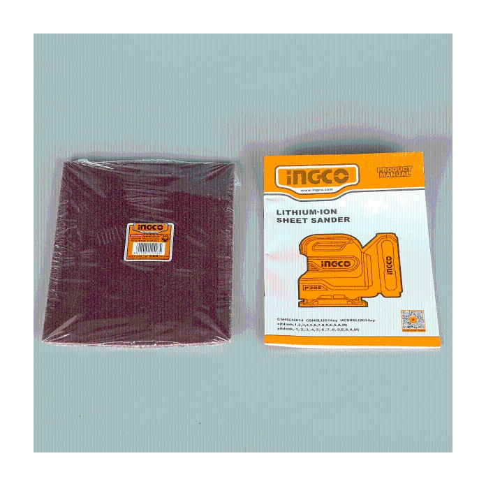 Slefuitor masina de slefuit cu vibratii 20V, 110x100mm, fara acumulator INGCO CSHSLI2014 - Imagine 9