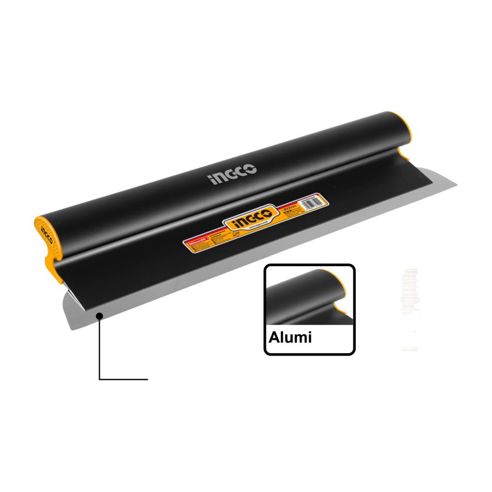 Gletiera rigips profesională 80cm, lama oțel inox, maner ergonomic, INGCO HSCL03201