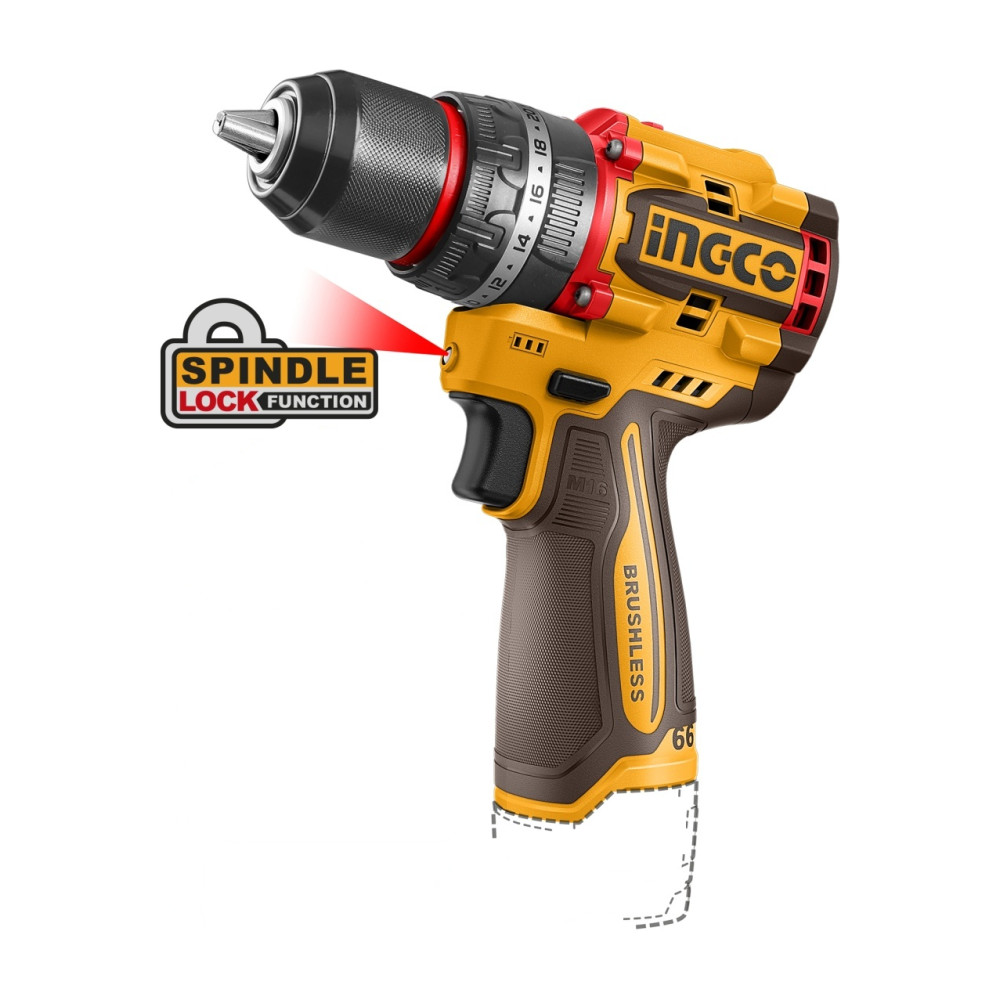 Bormasina cu Impact 16V 66Nm Brushless 2 Viteze 0-500/0-2000 rpm Mandrina Metalica 13mm 30000 bpm…