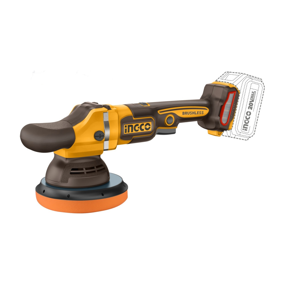 Flex Unghiular Profesional 20V Brushless 150mm POLISH APLI2015, 2000-4500 rpm, control viteza…