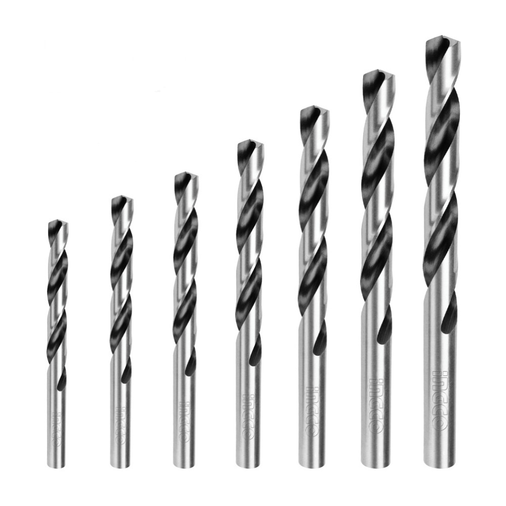 Set Burghie Metal 7 buc AKD1075 – HSS 4341, 2-6mm, Burghie Precizie pentru Otel si Metale, Set Compact