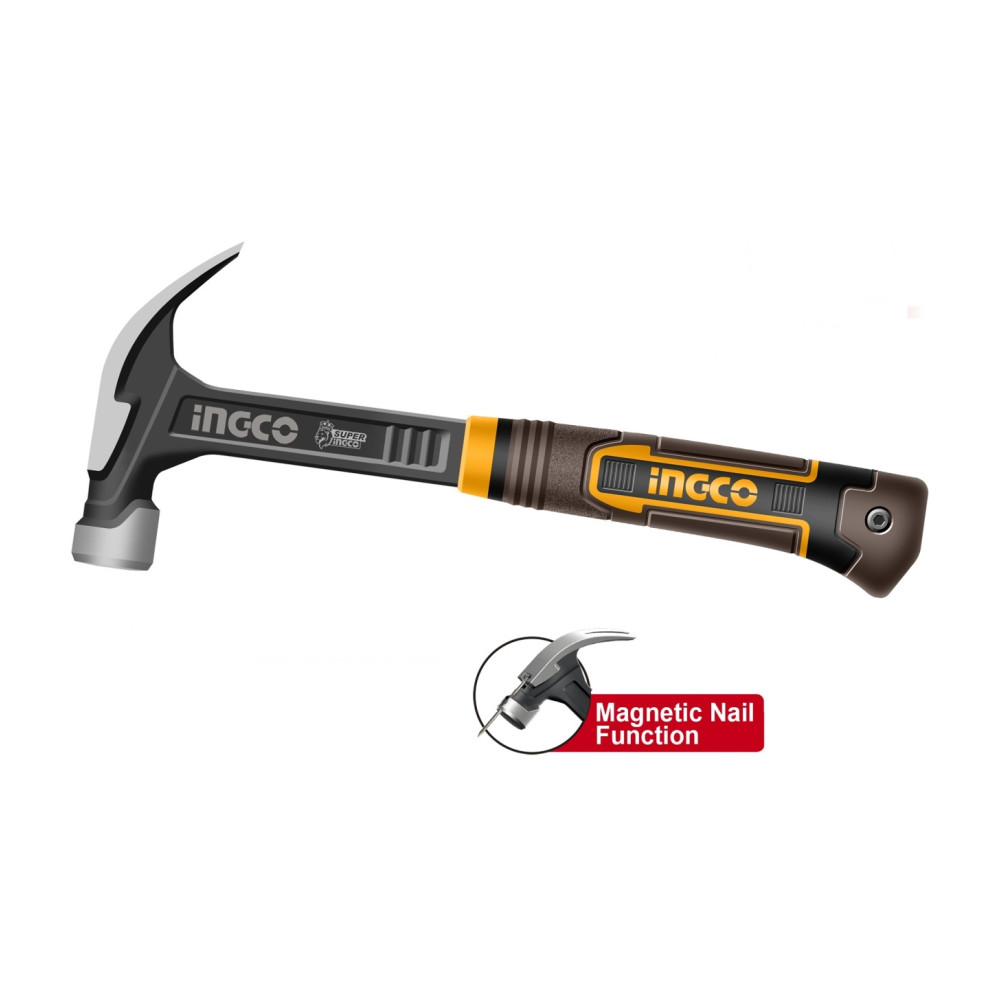 Ciocan Dulgher 560g HCH81020L – 20oz, Cap Forjat, Maner Antisoc, Functie Magnetica pentru Cuie
