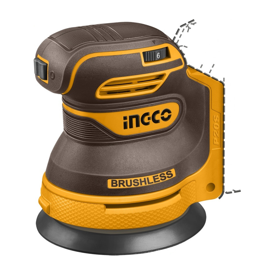 Slefuitor Orbital 20V 125mm CROSLI2002 – 8000-13000 rpm, Viteza Variabila, Talpa 125mm, Fara Acumulator si Incarcator