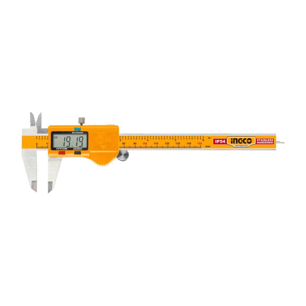Subler Digital Profesional HDCD28150 0-150mm – Rezolutie 0.01mm, Afisaj LCD, Protectie IP54, Conversie mm/inch, Instrument de Masura Precizie