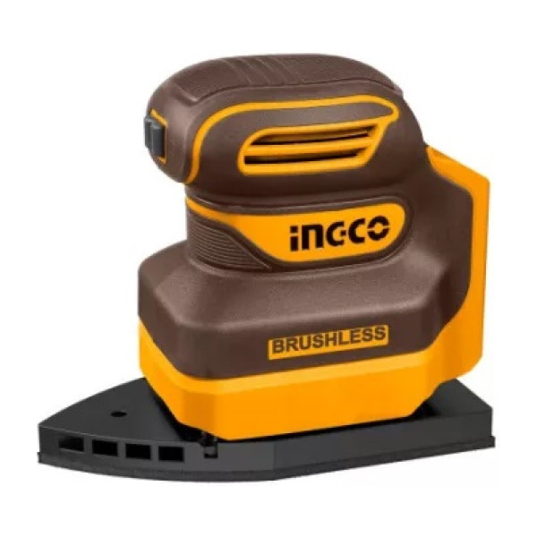 Masina de slefuit INGCO CPSLI2024, 20V, 12000 RPM, alimentare acumulator, pad pentru degete, hartii abrazive incluse, fara acumulator si incarcator — imaginea 9