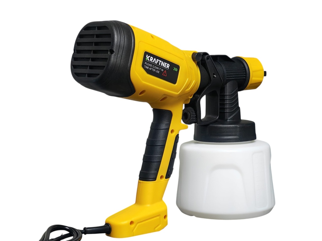 Pistol de vopsit 800w, 1400ml, 4 duze, 32000rpm, 650ml/min, putere variabila KRAFTNER KF-9174 — imaginea 6