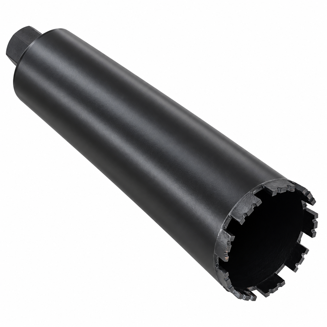 Carota diamantata segmentata 82 x 400 mm, segmente cu cobalt sudate laser, filet 1-1/4 UNC, pentru beton armat si zidarie, KRAFTNER KF-4736