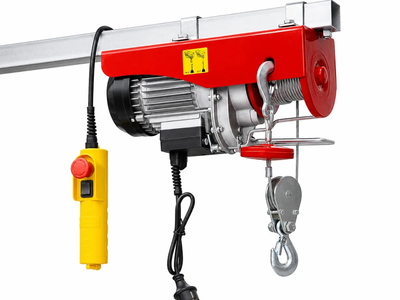 Electropalan (macara electrica) 500/1000 kg, 1500W, cablu 6 mm, ridicare 12/6 m, KRAFTNER KF-7528
